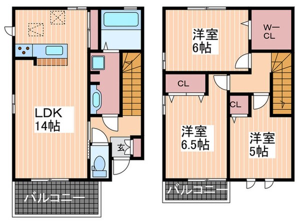 オズマント　B棟の物件間取画像